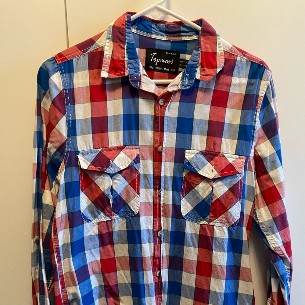 Topman long sleeve shirt